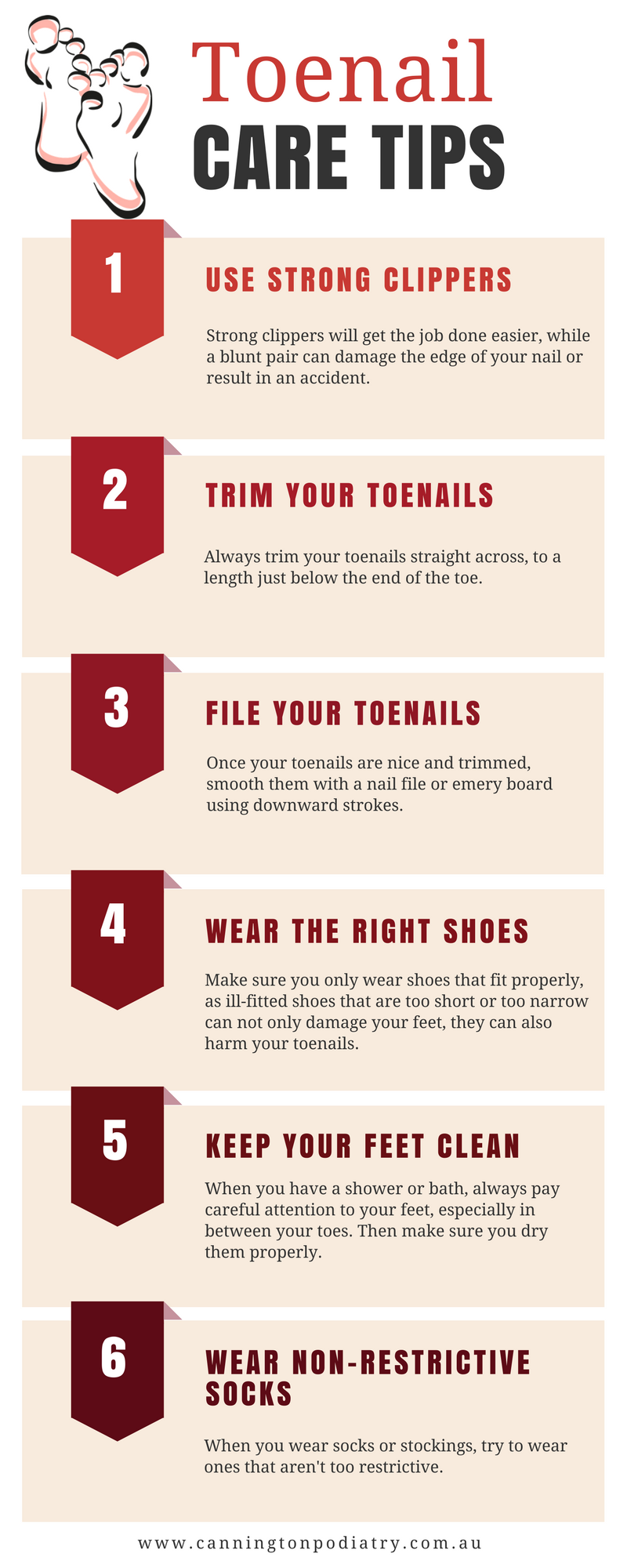 toenail care tips